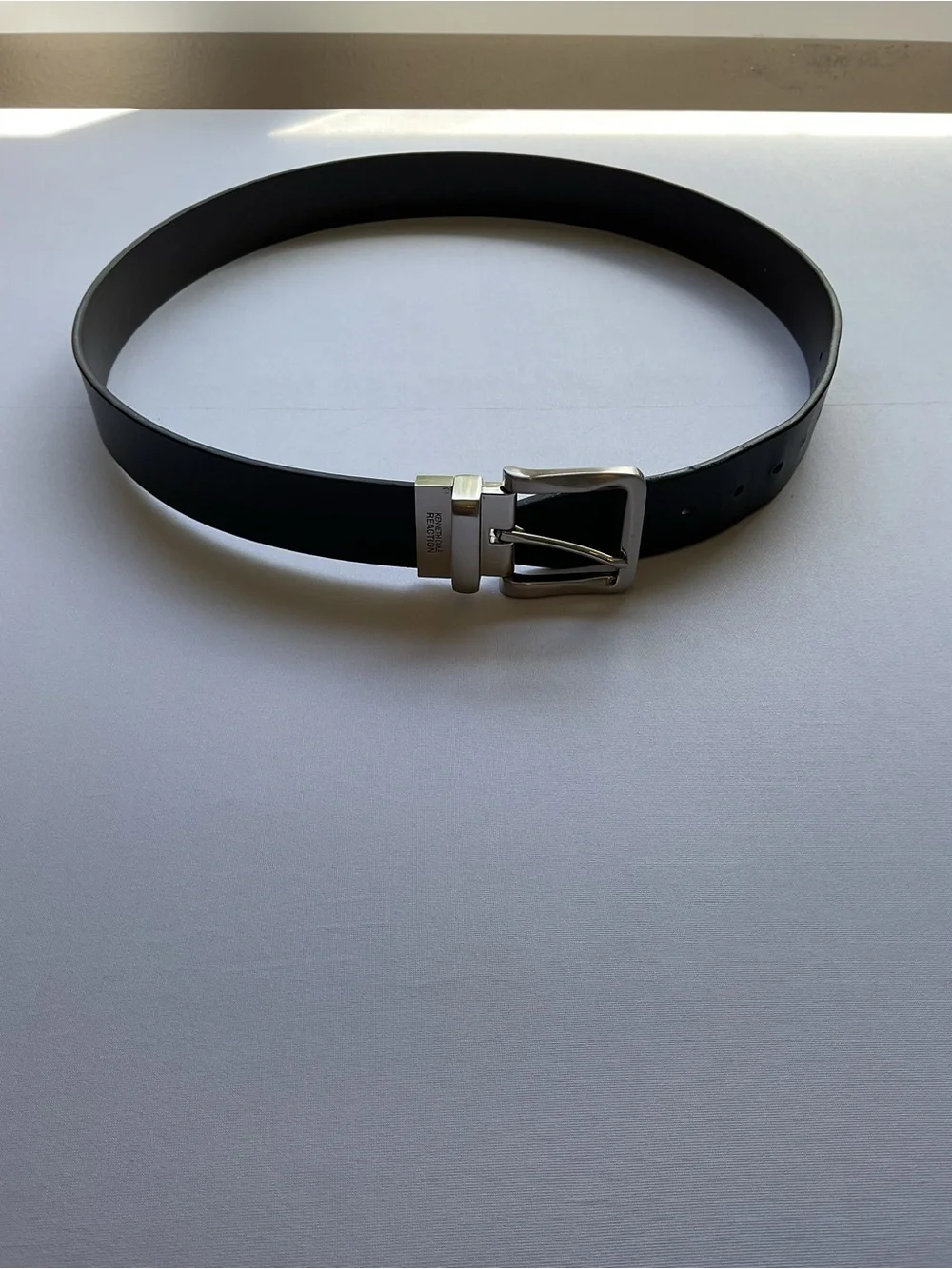 Kenneth Cole Reaction Black/Dark Brown Reversible Leather Belt